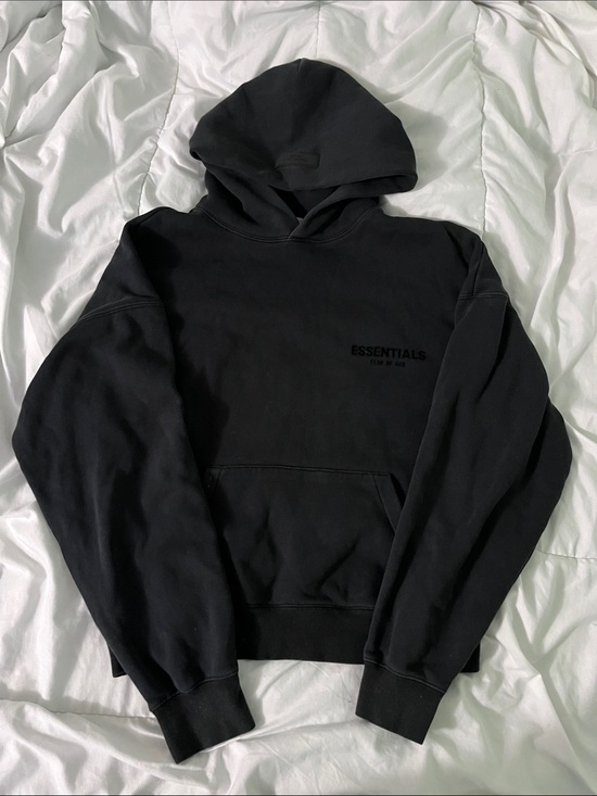 Essentials Other - ESSENTIALS Fear Of God Black Pullover Hoodie